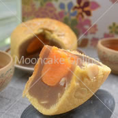 上海月饼 Shanghai Lotus Paste Mooncake with 1 Yolk