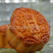 黑芝麻莲蓉月饼 Black Sesame with White Lotus Paste Mooncake