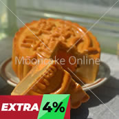单白莲蓉 White Lotus Paste Mooncake with 1 Yolk