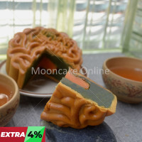 单黄绿茶 Green Tea Lotus Paste Mooncake with 1 Yolk 