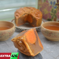 榴莲飄香 Durian Lotus Paste Mooncake with 1 Yolk 