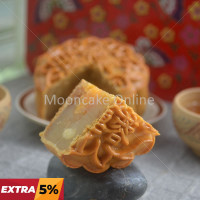 金沙姜莲 Ginger White Lotus Paste Mooncake