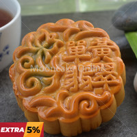 单黄翡翠 Pandan Lotus Paste Mooncake with 1 Yolk 