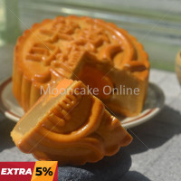 单白莲蓉 White Lotus Paste Mooncake with 1 Yolk